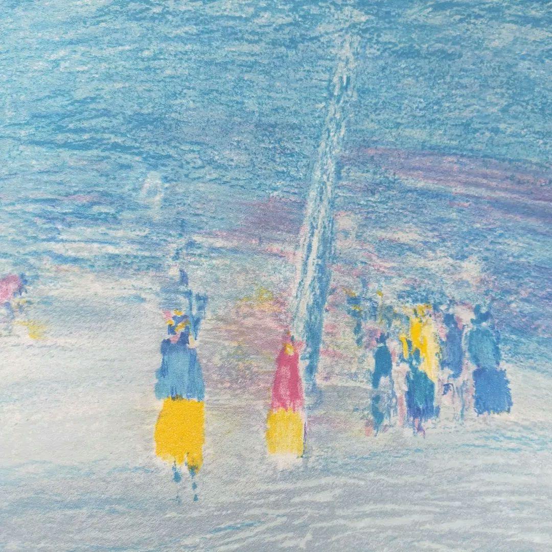 【真作保証】アンドレ・モレル 直筆サイン リトグラフ フランス