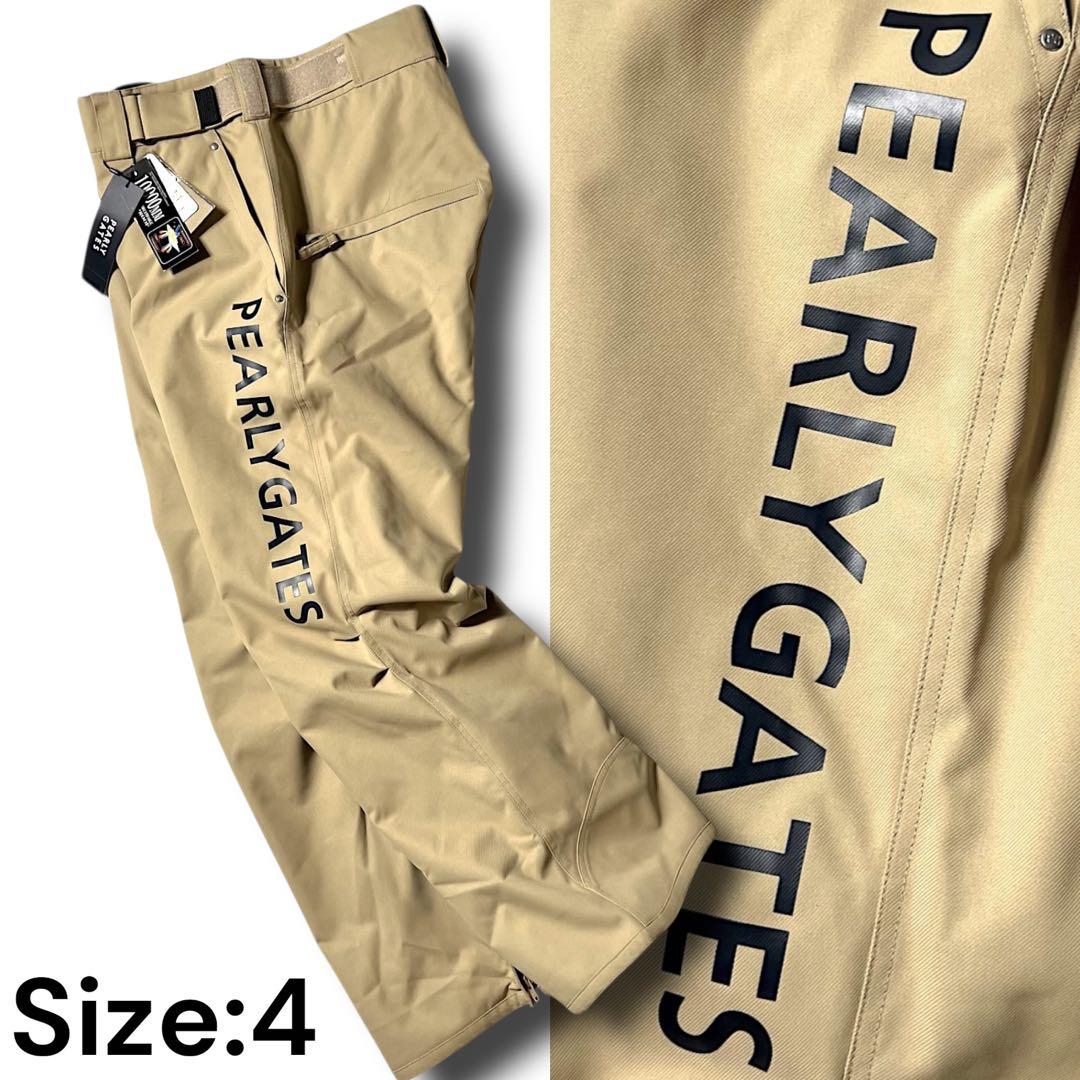 ベージュ パーリーゲイツ 定3.9万 防汚防水防風 ストレッチ スノーウェア