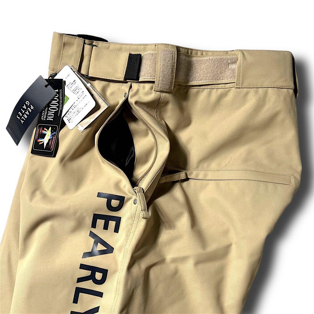 ベージュ パーリーゲイツ 定3.9万 防汚防水防風 ストレッチ スノーウェア