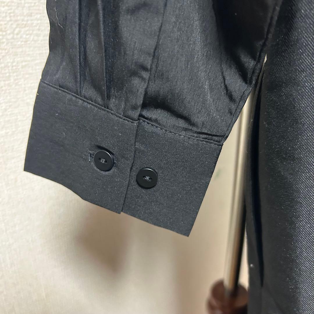 KYO アンティカ　レイヤードデザイン　オールインワン　重ね着風　ブラック