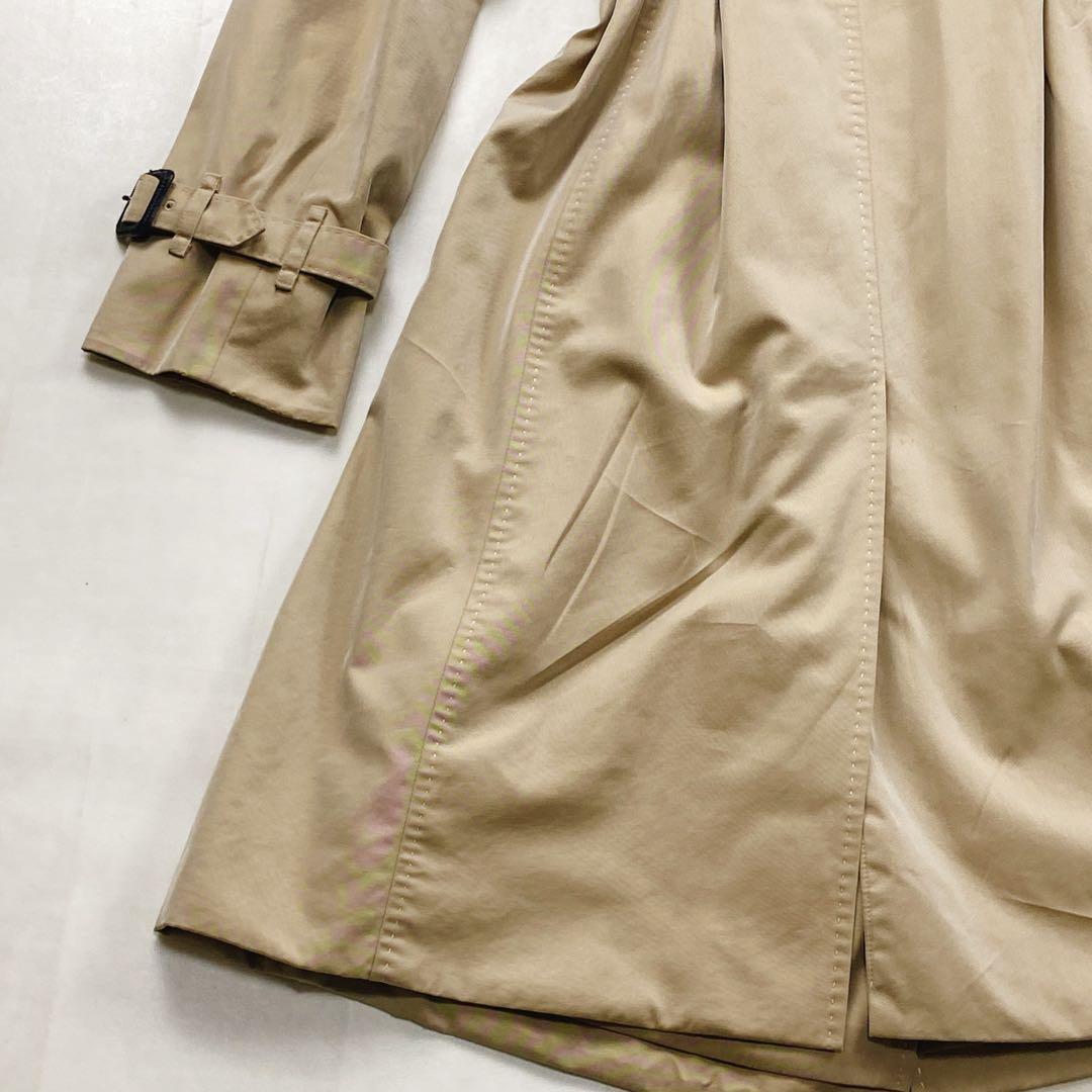 美品 貴重4way 襟裏メガチェック バーバリーロンドン フォックスファー