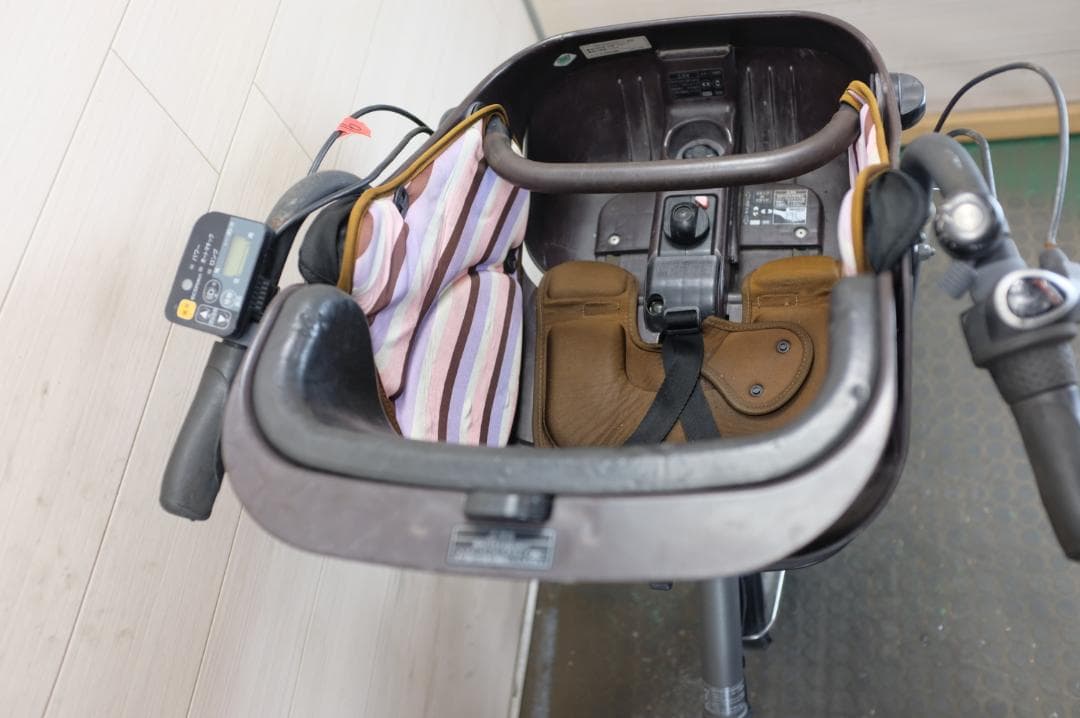 ♡ののたん♡ )パナ ギュット3段13.2Ah（5点灯）充電器あり 前カゴ