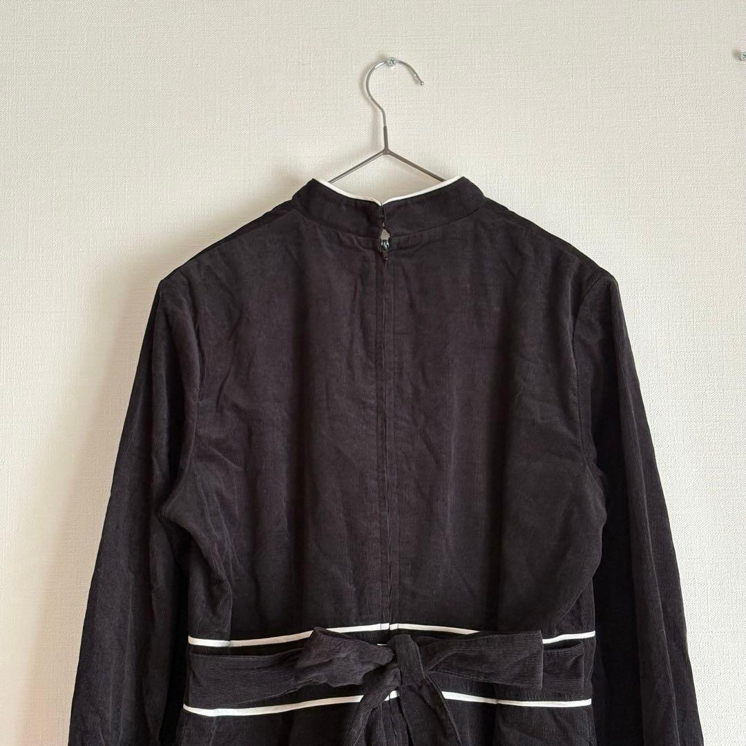 PAMEO POSEパメオポーズ　チャイナワンピース ボタン付き　Aライン　M