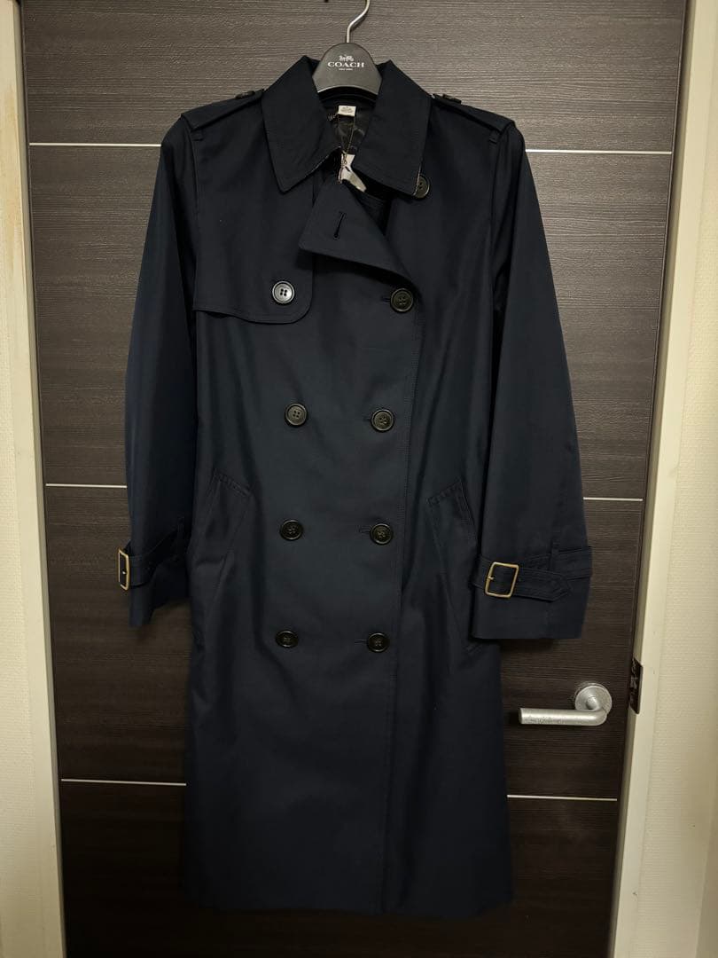 COACH トレンチコート ネイビー