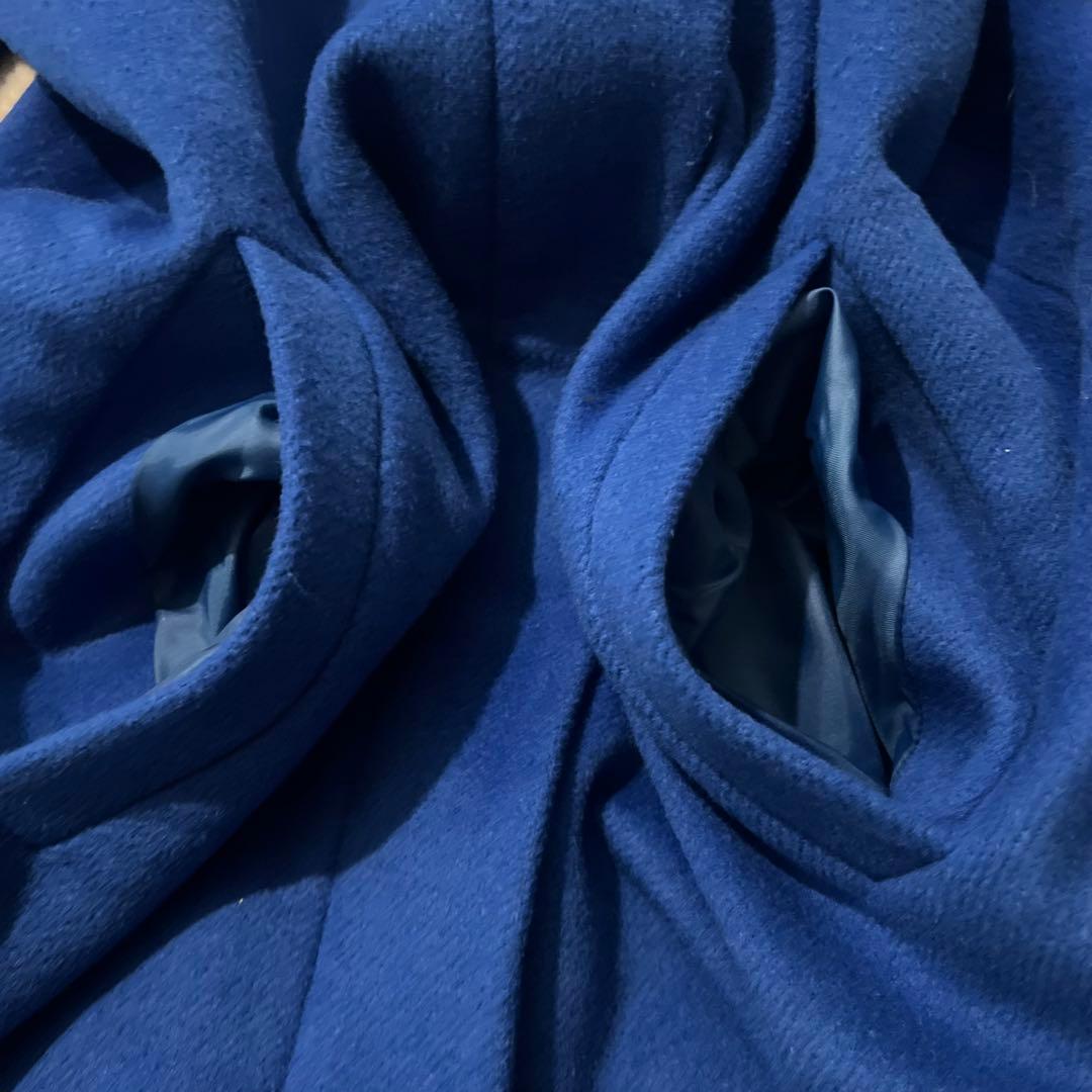 【アーバンリサーチ】（F）ロングコート アウター ウール混合 ファスナー 上品