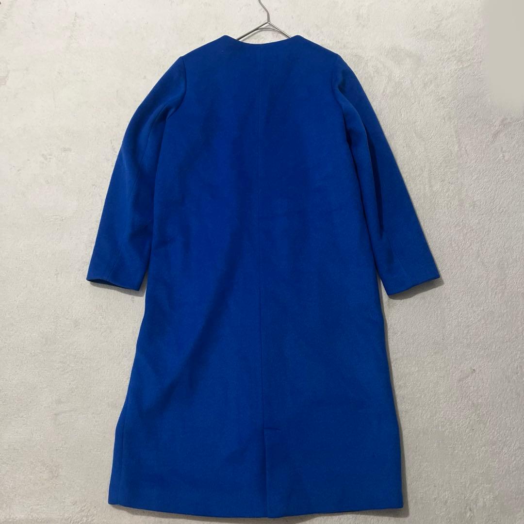 【アーバンリサーチ】（F）ロングコート アウター ウール混合 ファスナー 上品