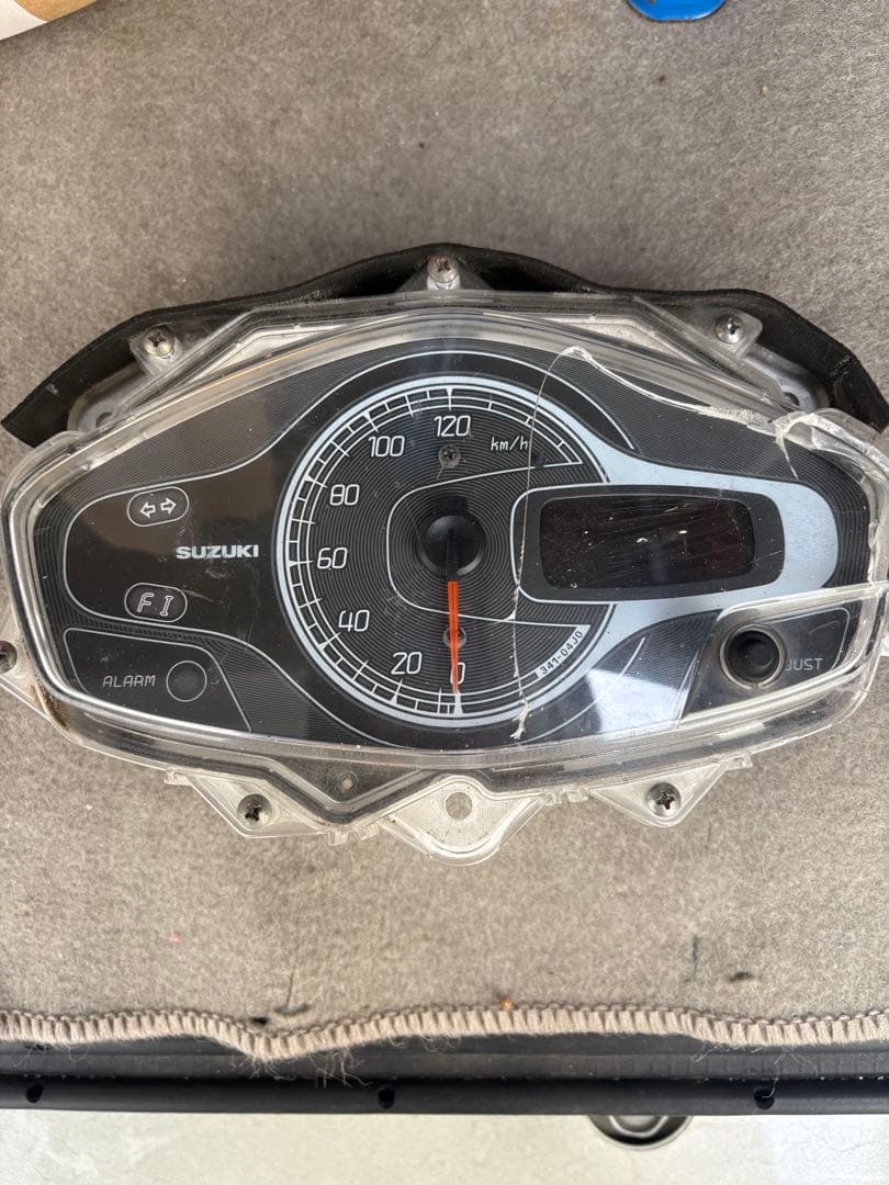 アドレスv125s スピードメーター 120 km/h