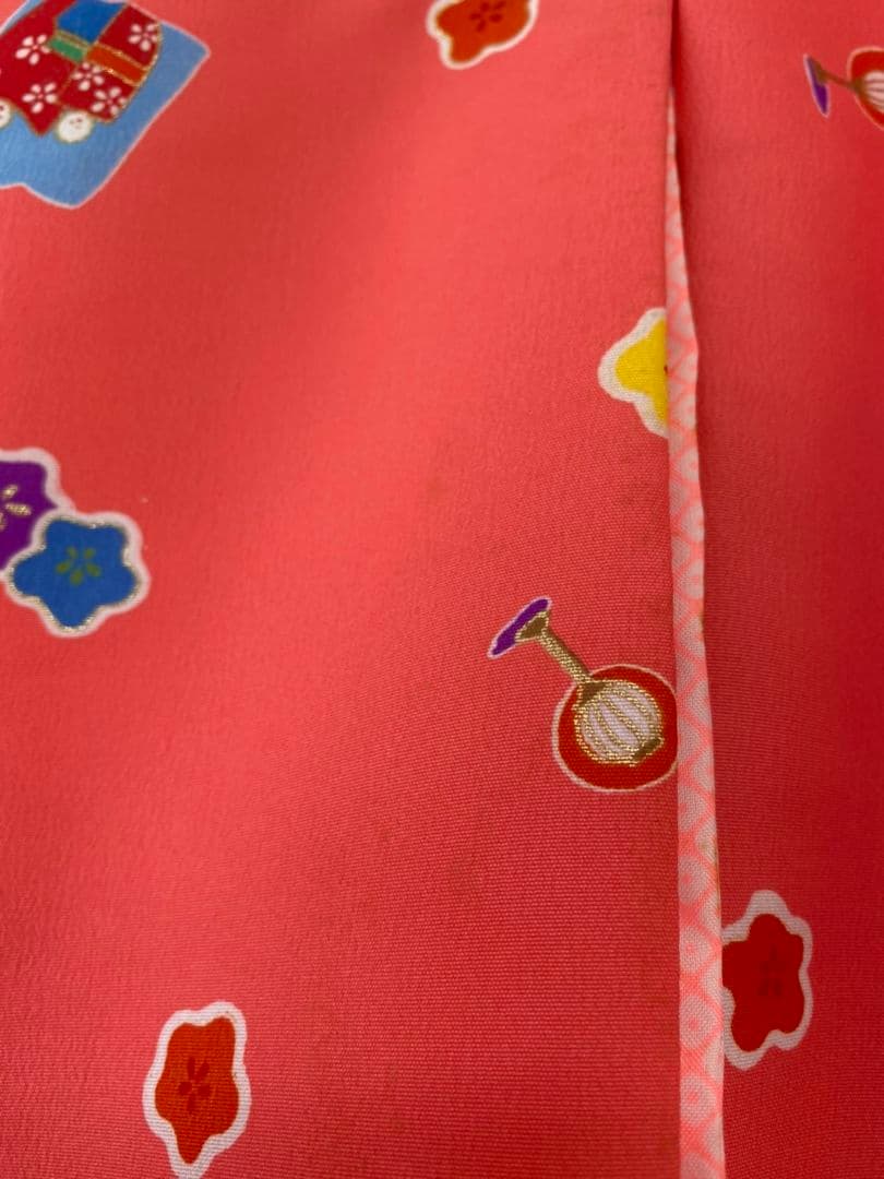 No.339子供着物3点セット被布、着物、襦袢付き3歳用です。