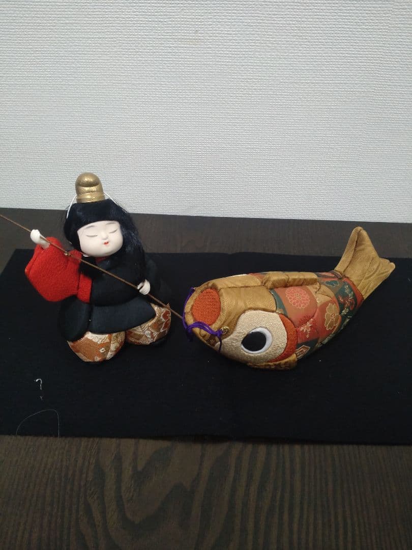 【雛蔵】木目込人形　鯉釣りC