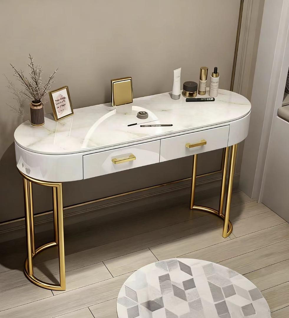 モダン ホワイト ドレッサー 訳あり品 J201-100-49 デスクのみ