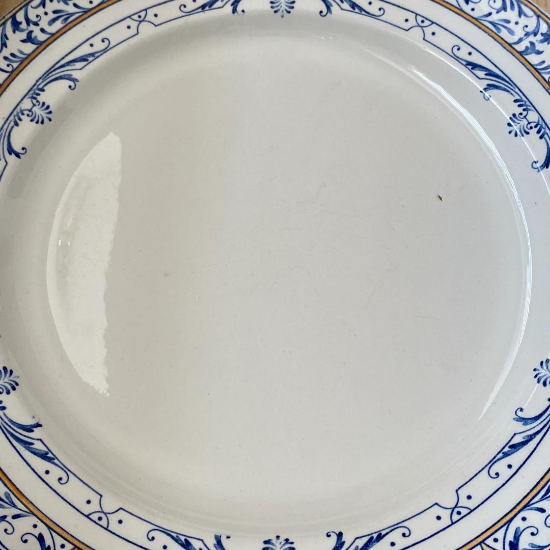 Creil et Montereau大きいお皿（３１cm) クレイユモントロー