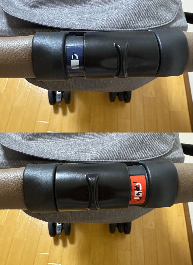 【最終値下げ!!】アップリカラクーナクッションAF/純正レインカバー付