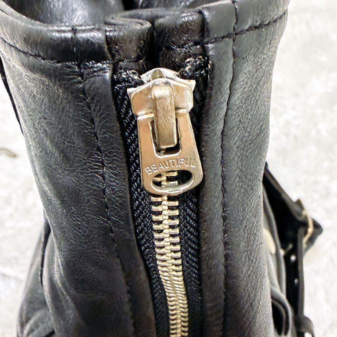 希少 beautiful people ライダースバッグ トートバッグ A4⭕️