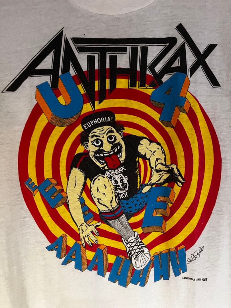 ベンツANTHRAX 1988ツアーTシャツ
