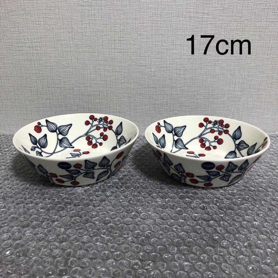 アラビア ルノ ボウル　17cm フロストベリー　2枚セット