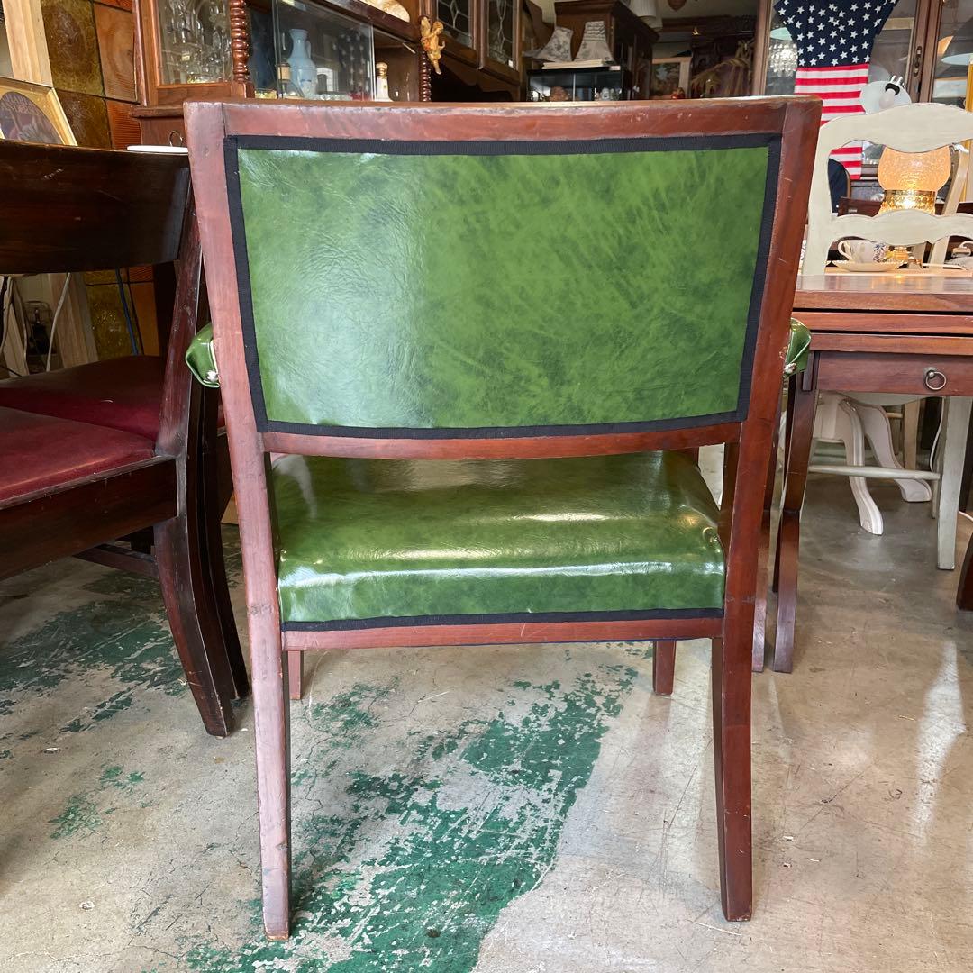 アメリカンヴィンテージチェアー メープルチェアー　　グリーン　1979年製