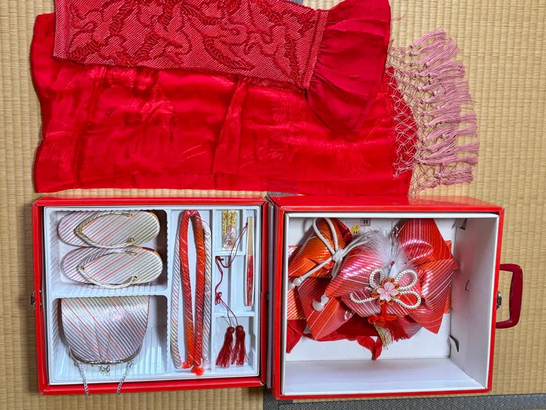 七五三 3歳 7歳 女の子 着物 フルセット