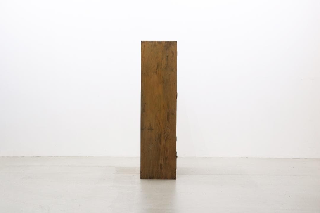 ※専用レトロ 無垢材 本箱 食器棚 書庫 戸棚 収納 キャビネット 水屋箪笥