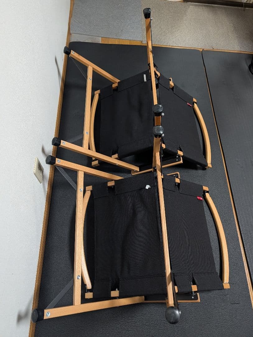 FIELDOOR フィールドア　アウトドアチェアー2個セット　キャンプチェアー