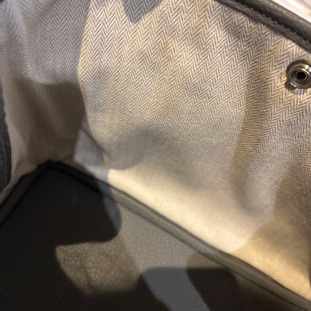 HERMES エルメス ガーデンパーティー　tpm グリメイヤー　オールレザー