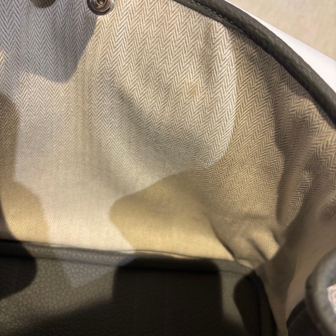 HERMES エルメス ガーデンパーティー　tpm グリメイヤー　オールレザー