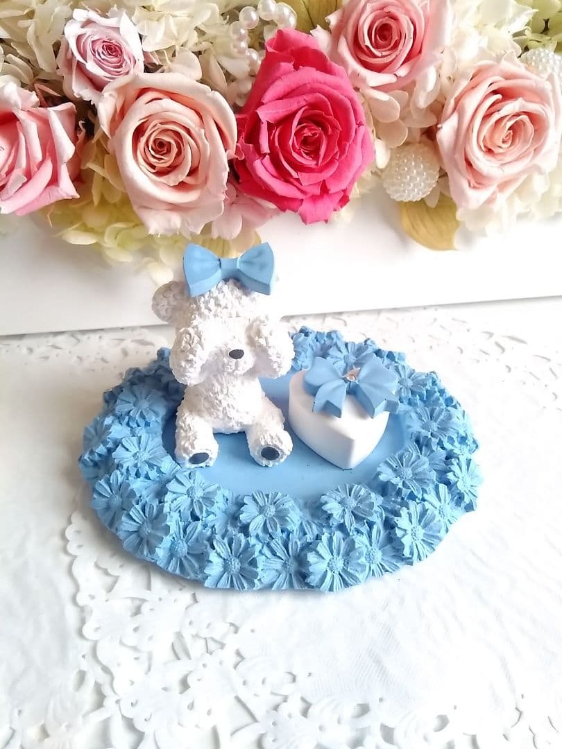 アロマストーンベア&トレーセット