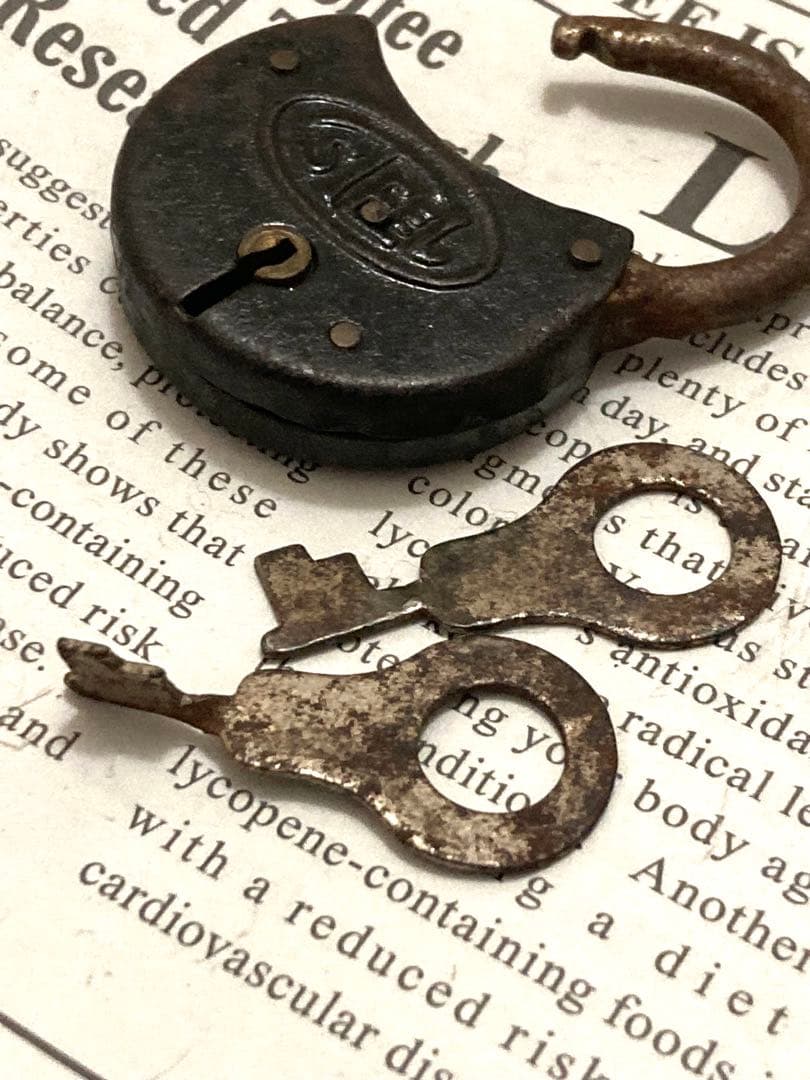 ビンテージ南京錠3点セット