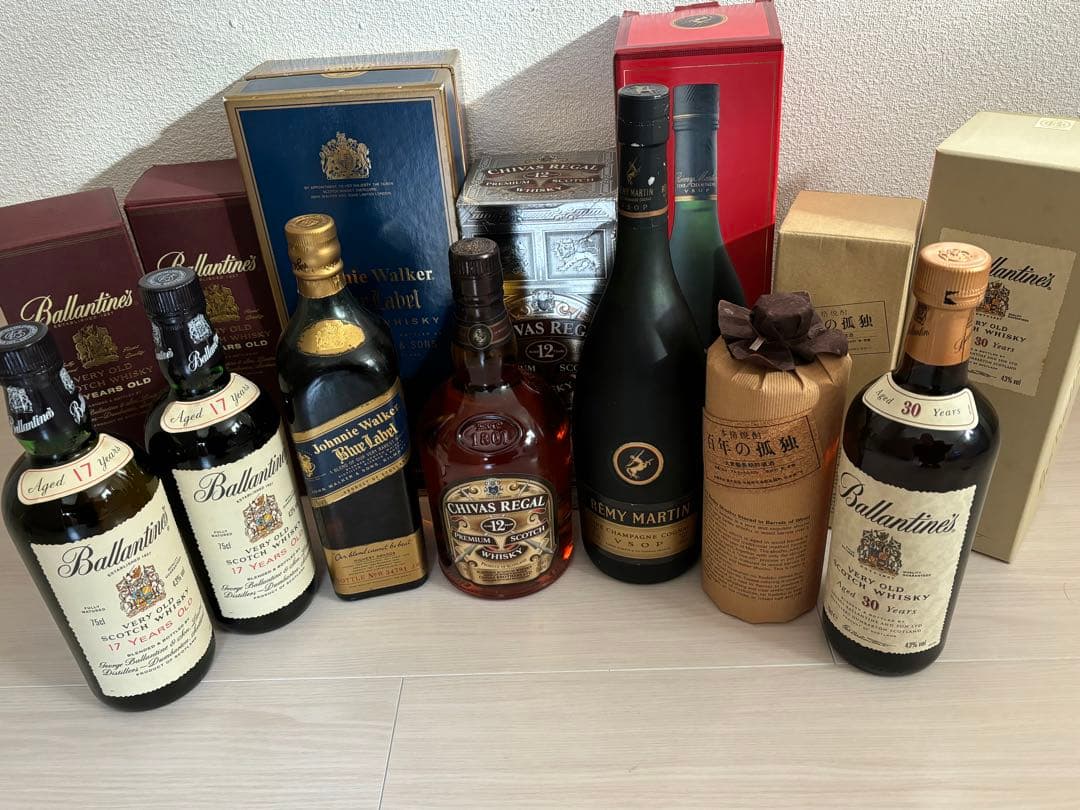 【未開封】ジョニーウォッカーバランタインレミーマルタン百年の孤独シーバスリーガル