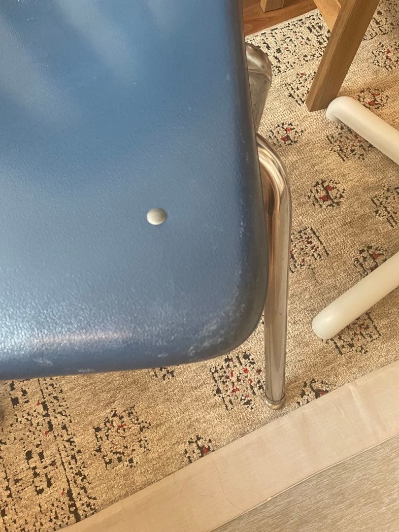 【1/6まで値下げ】 VIRCO チェア　ヴァルコ　ブルー