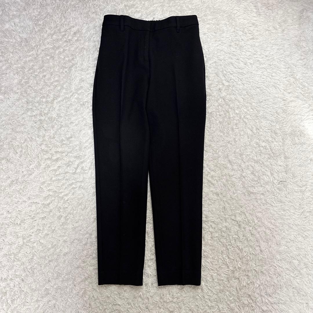 PLST プラステ ウォームリザーブ カラーレスジャケット スティックパンツ 黒