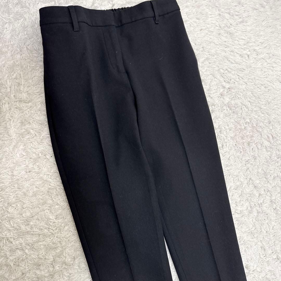 PLST プラステ ウォームリザーブ カラーレスジャケット スティックパンツ 黒