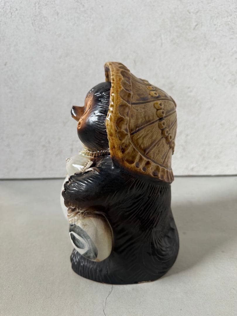 たぬき 置物 ペア 縁起物 商売繁盛 高さ約26cm・24cm