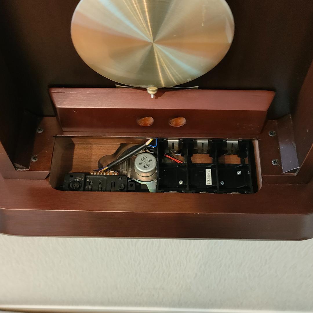 SEIKO　エンブレム　振り子時計　掛時計　柱時計