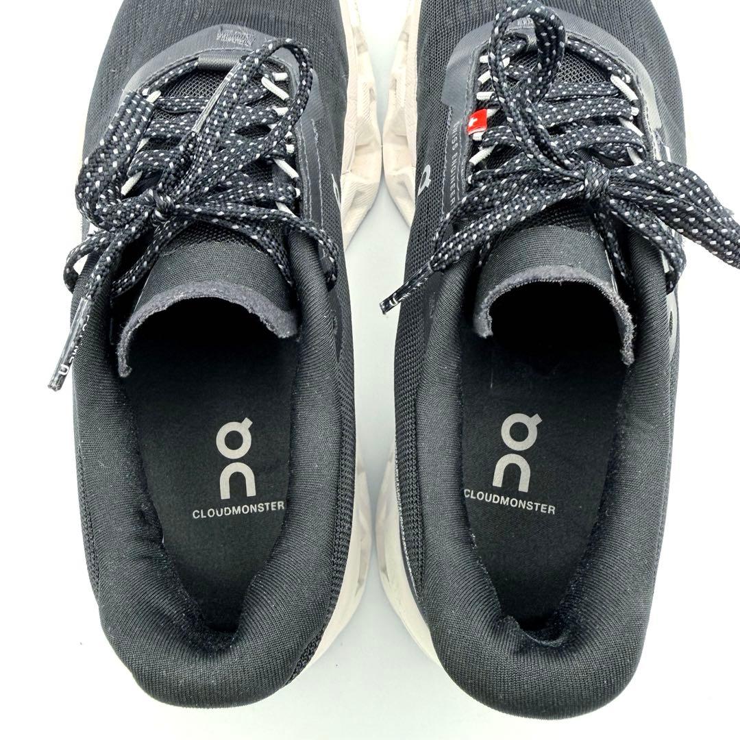 【良好】On クラウドモンスター2 ブラック ランニングスニーカー 大人気！！