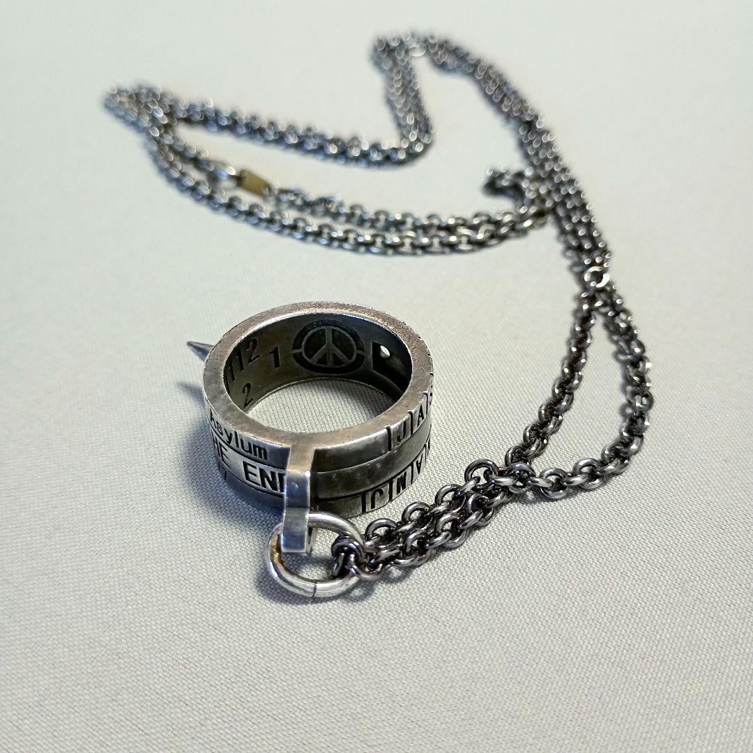 HIRO（現 KIDILL）スパイク付きリングネックレス CRASS　日時計