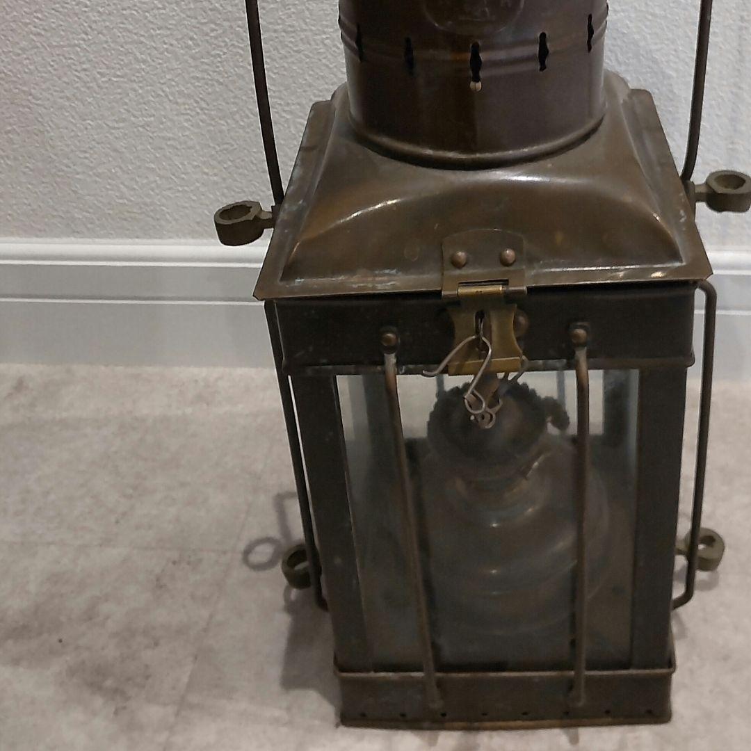 ヴィンテージ 真鍮 アンティーク 船 ランタン オイルランプ 海上ランプ