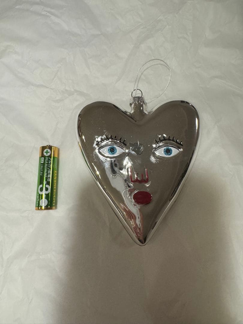 アスティエオーナメント　ハート型クリスマスオーナメント