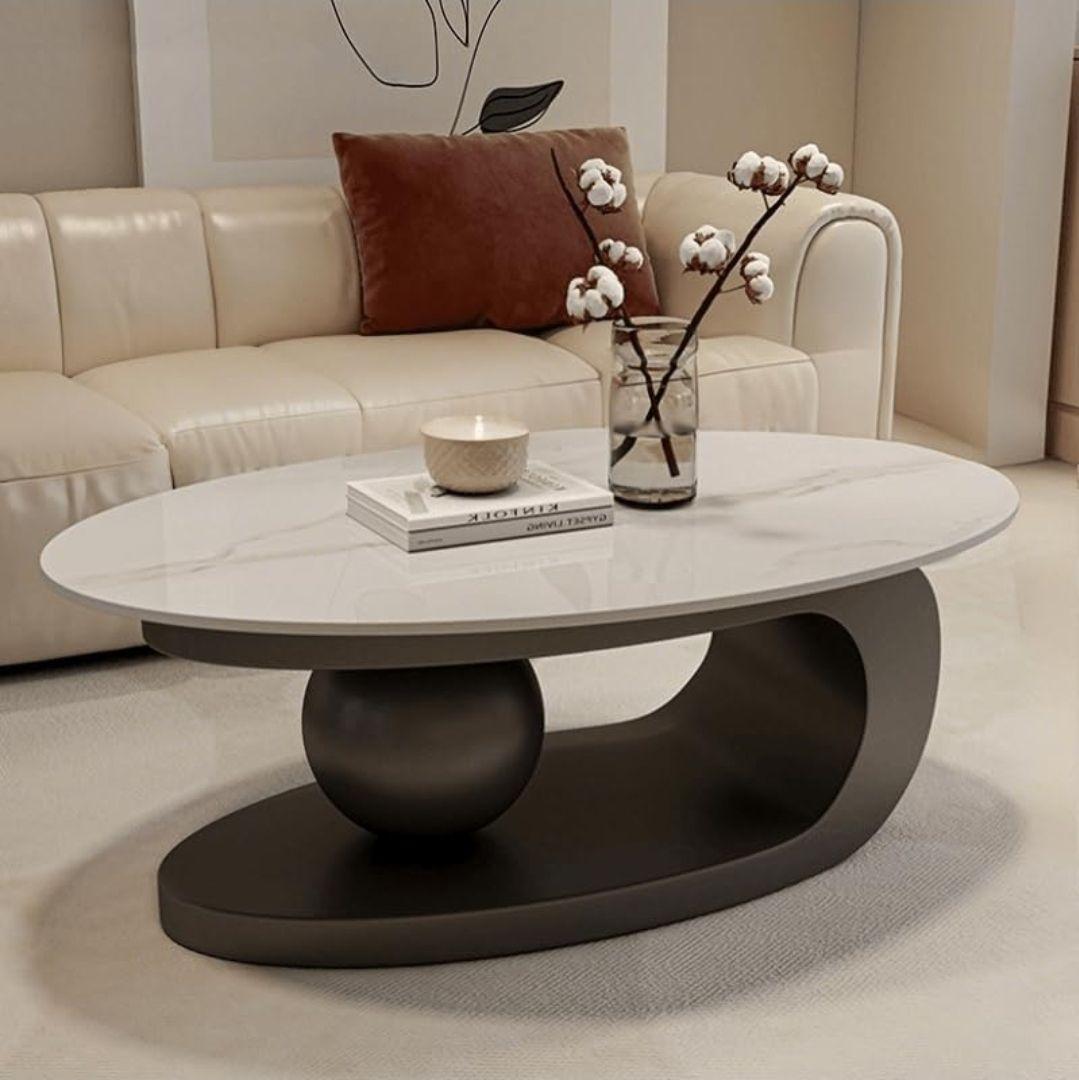 センターテーブル 大理石柄 コーヒーテーブル おしゃれ 北欧風 スタイリッシュ