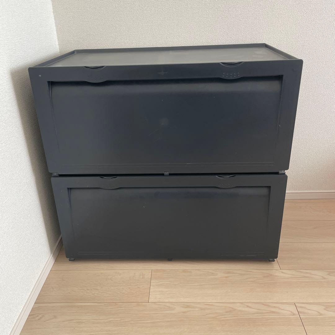 タッパーウェア　ネイビー　収納ボックス プラスチック製