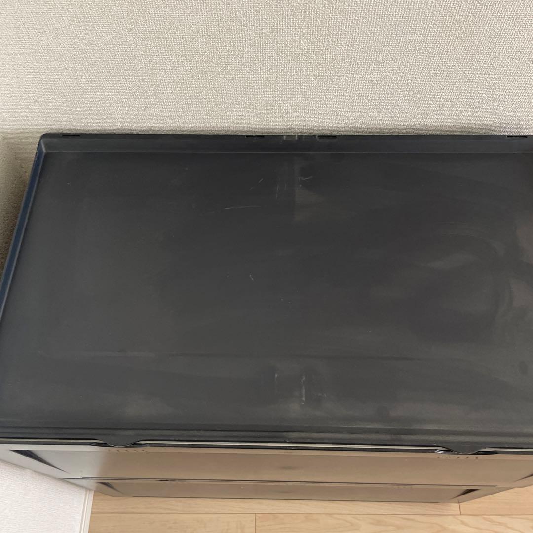 タッパーウェア　ネイビー　収納ボックス プラスチック製