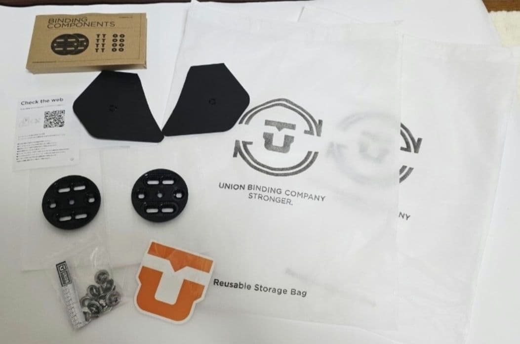 24-25モデル　UNION ULTRA Lサイズ　ホワイト　ビンディング　美品