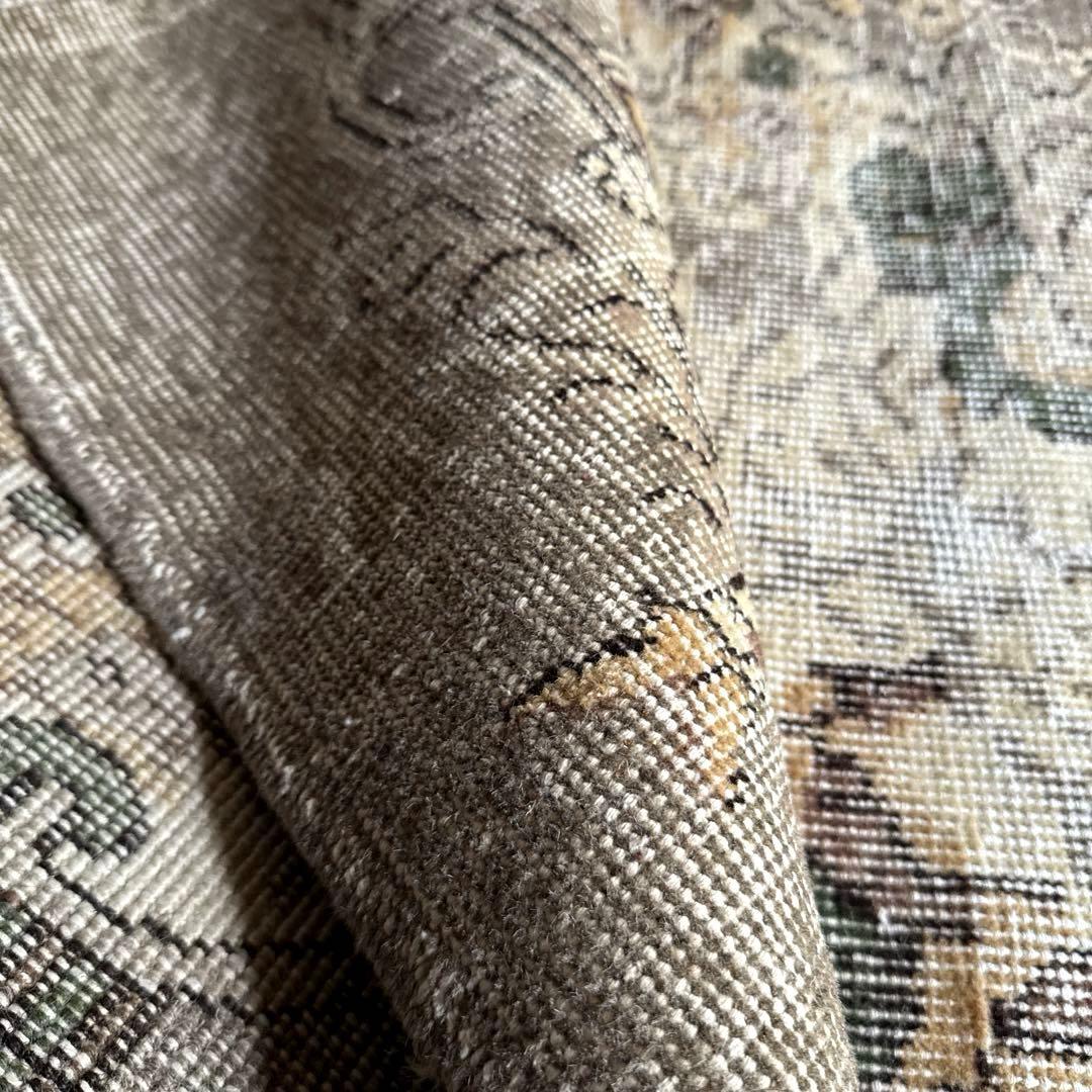 超大判171×286アンティークカラー　メダリオン　トルコヴィンテージラグ