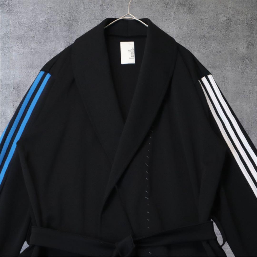【美品一点物】GILET adidas ジャージガウン ブラック