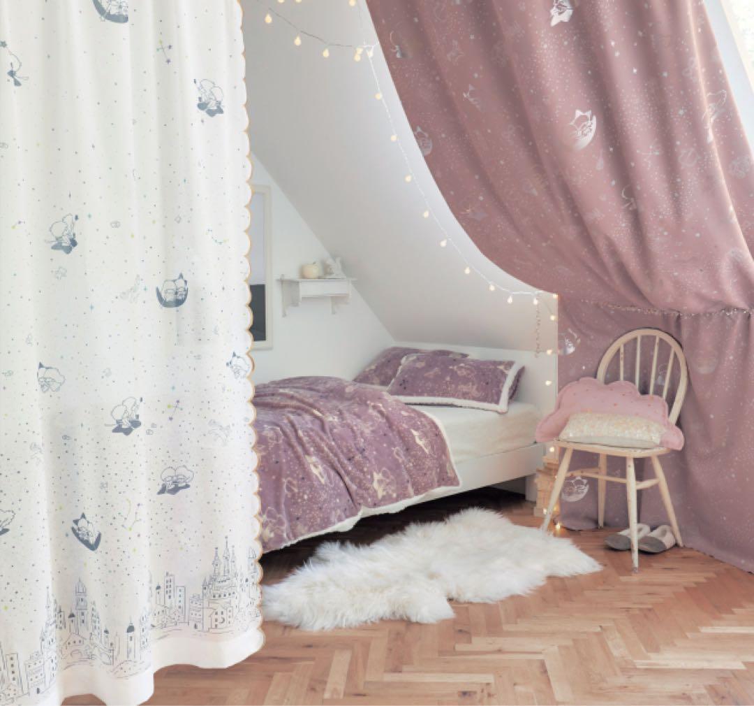 限定　レア　♡ キキララ 遮光カーテン　レースカーテン　セット　サンリオ