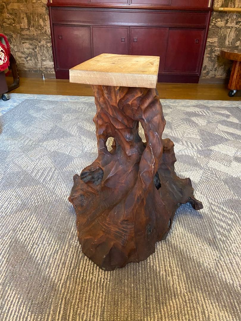 一枚板天然木テーブル｜デザインテーブル｜アンティーク