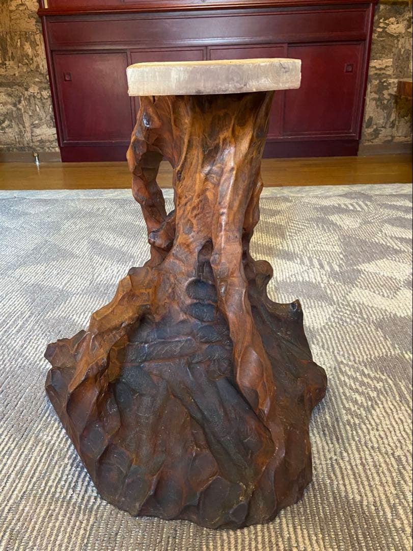 一枚板天然木テーブル｜デザインテーブル｜アンティーク