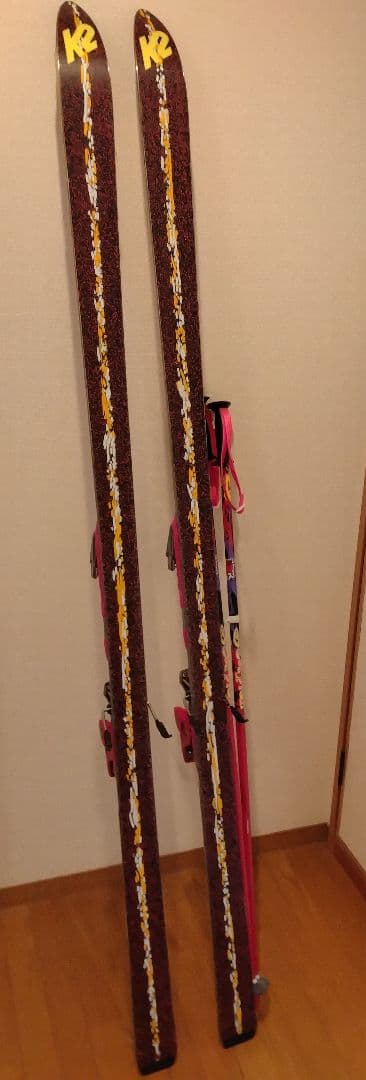K2 スキーセット ピンク/黒 モーグルスコルピオン