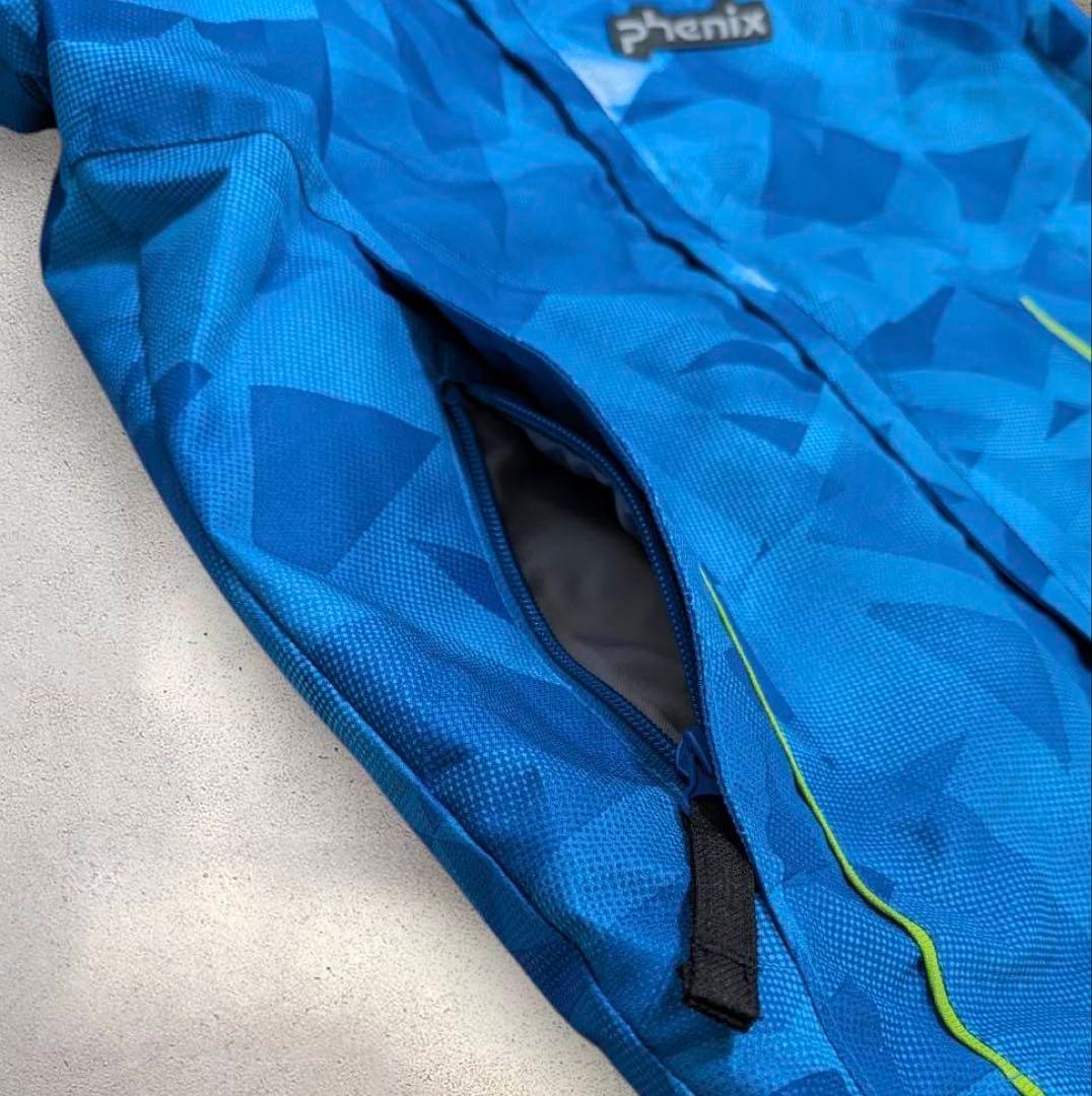 【美品】フェニックス スノーウェア サイズ調整可 フード取外可 130