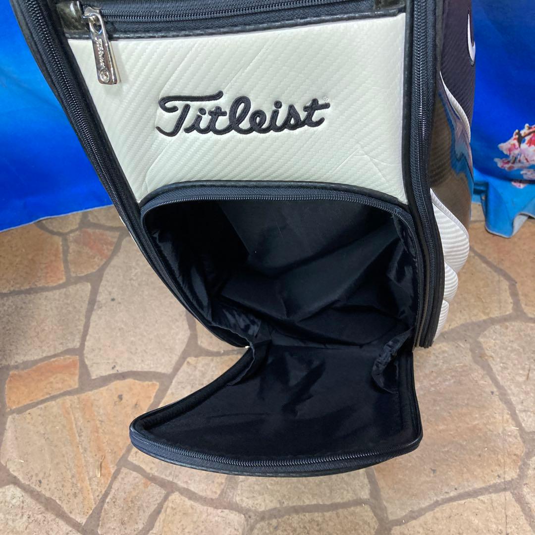 寶BU-1095 Titleistキャディバッグ ブラックホワイト CB731