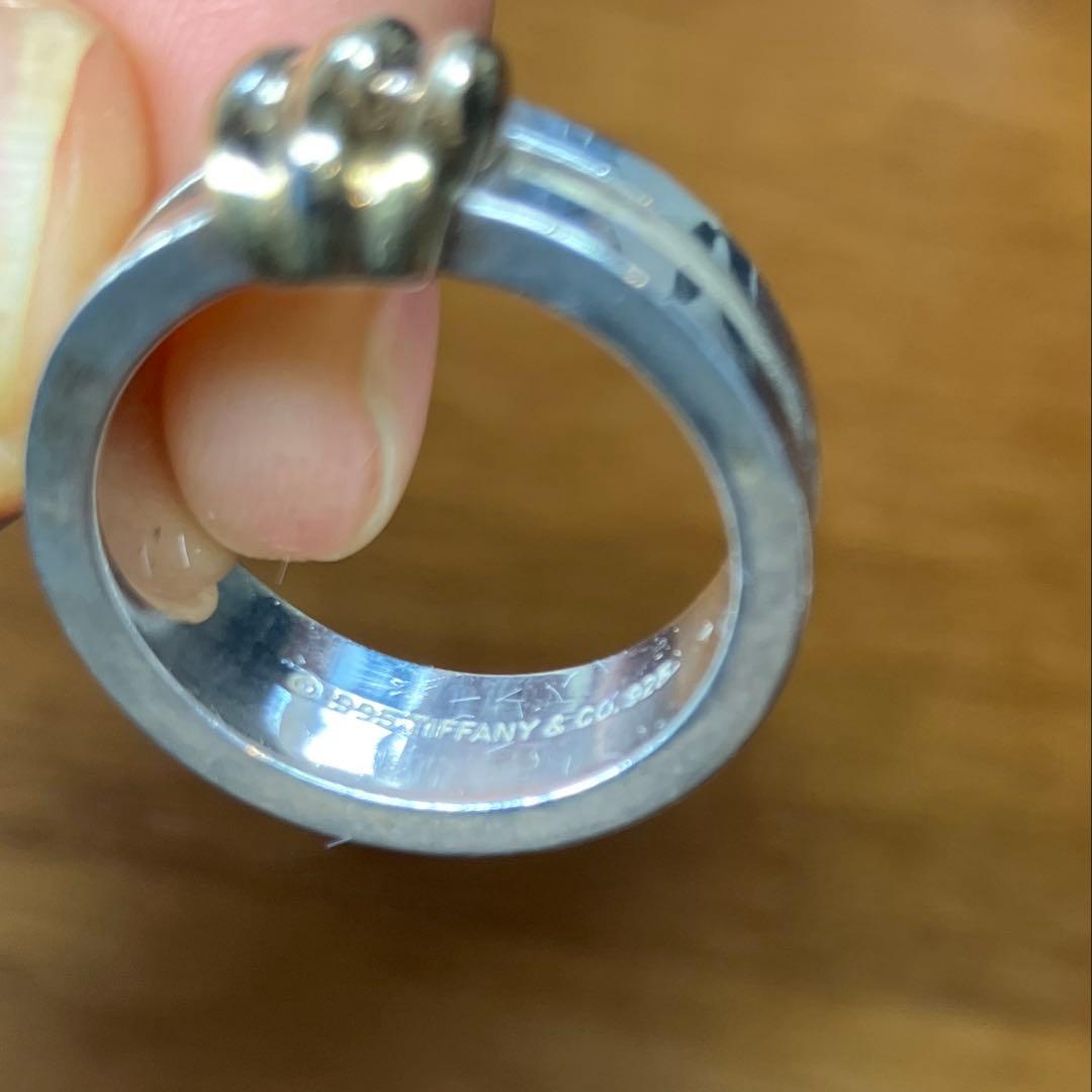 ティファニー TIFFANY グルーブドウィズ リング 15号